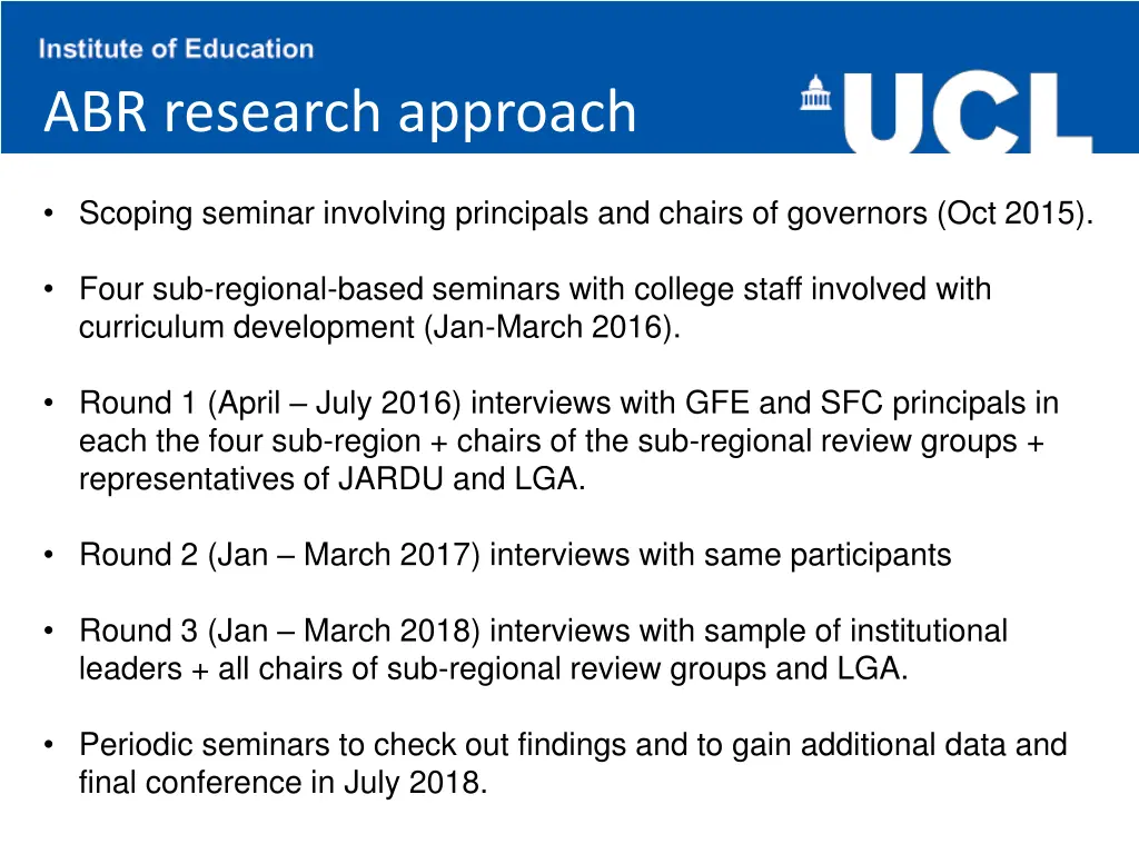 abr research approach