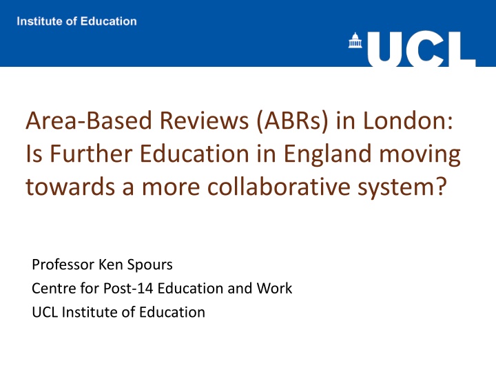 area based reviews abrs in london is further