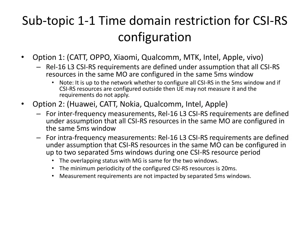 sub topic 1 1 time domain restriction