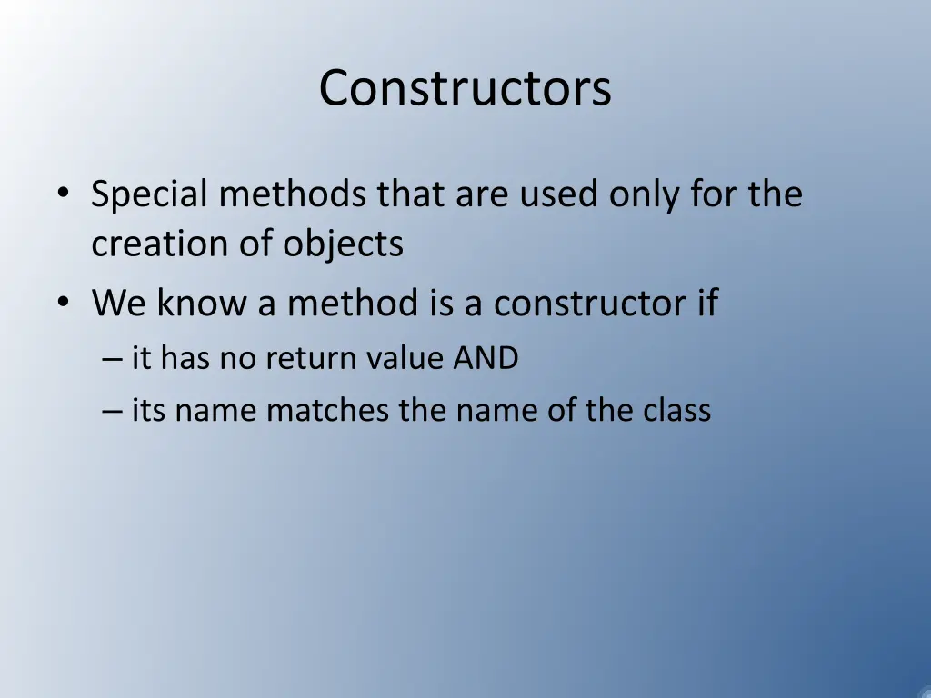 constructors