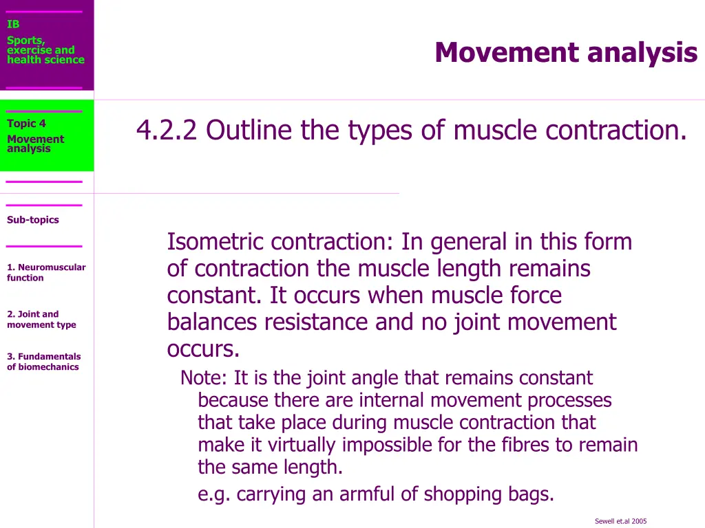 ib sports exercise and health science 24