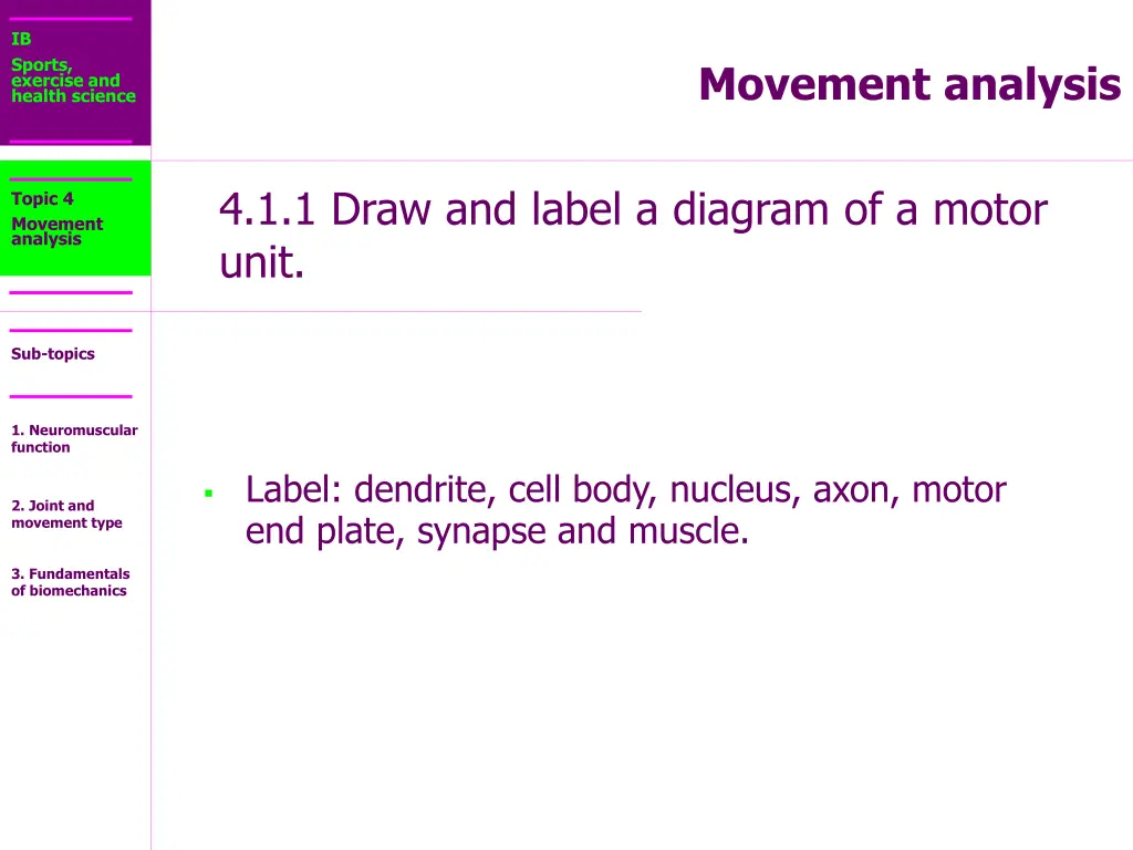 ib sports exercise and health science 3