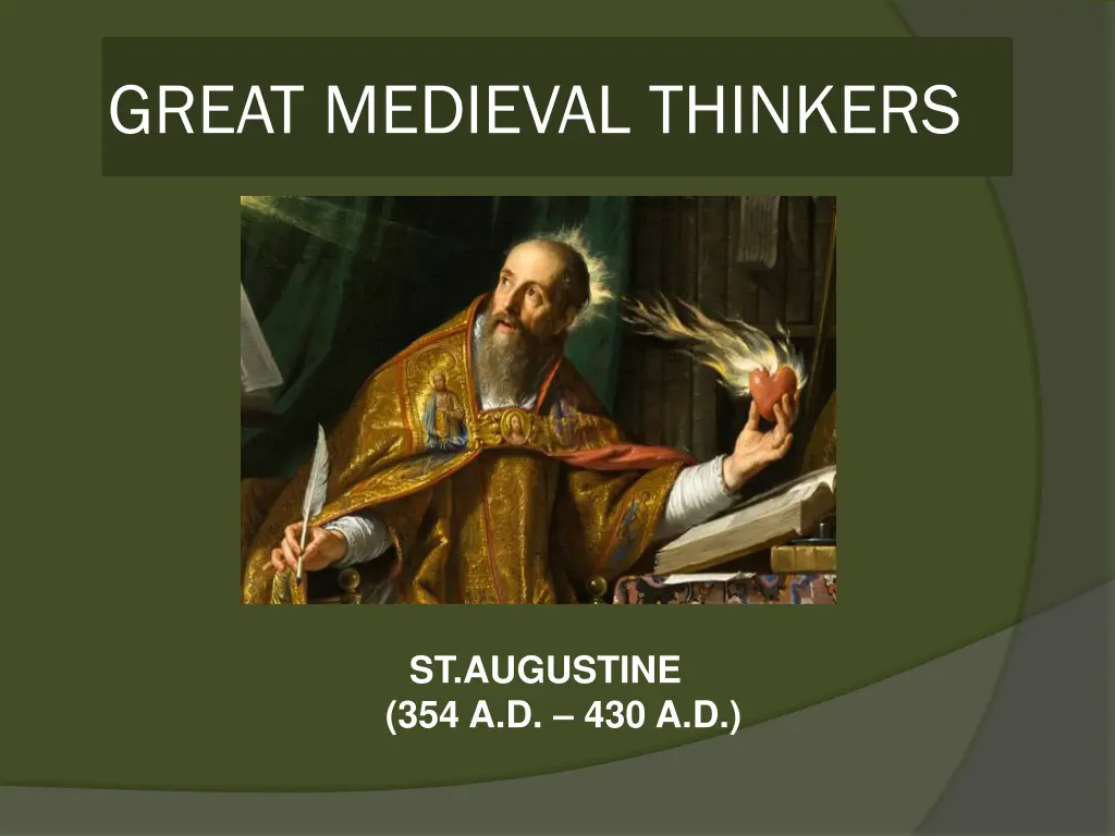 great medieval thinkers