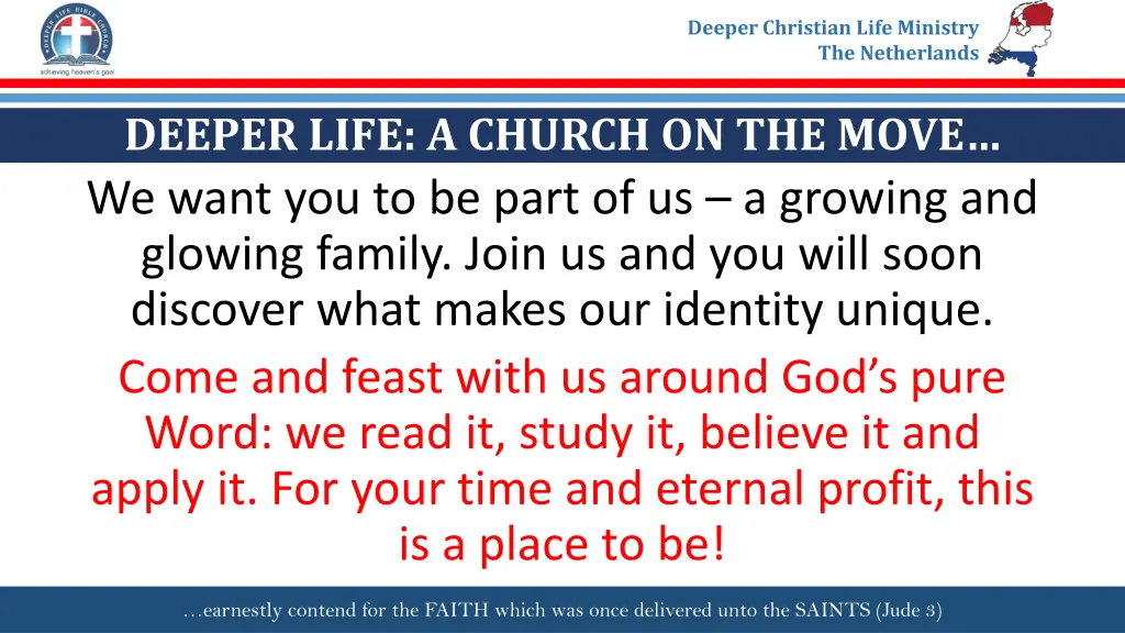 deeper christian life ministry the netherlands 21