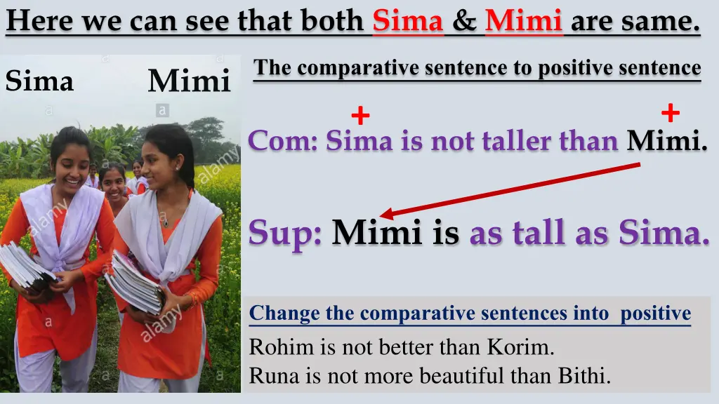 here we can see that both sima mimi are same