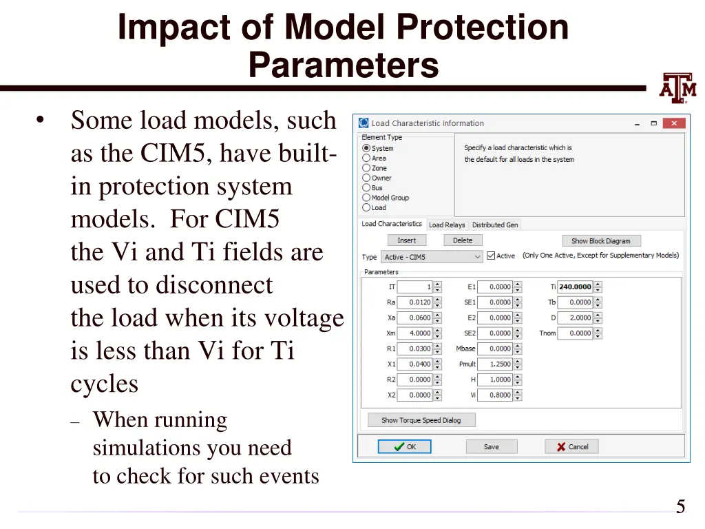 impact of model protection parameters