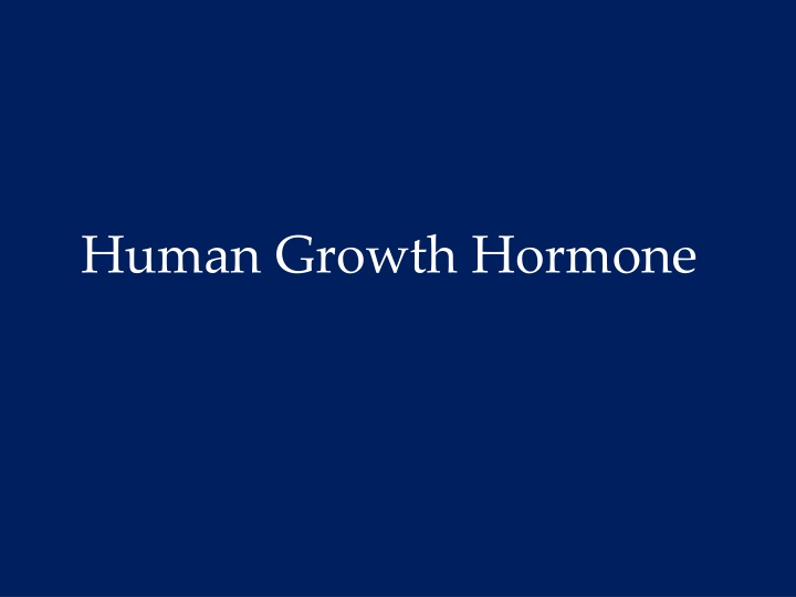 human growth hormone