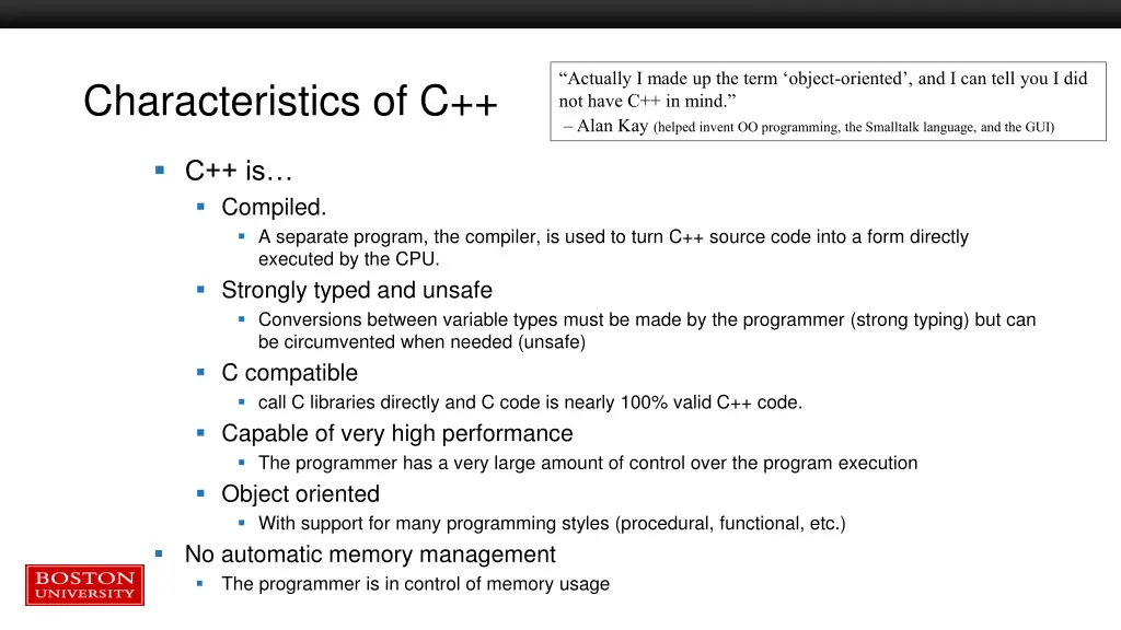 actually i made up the term object oriented