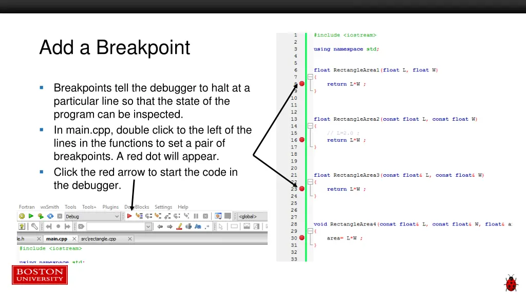 add a breakpoint