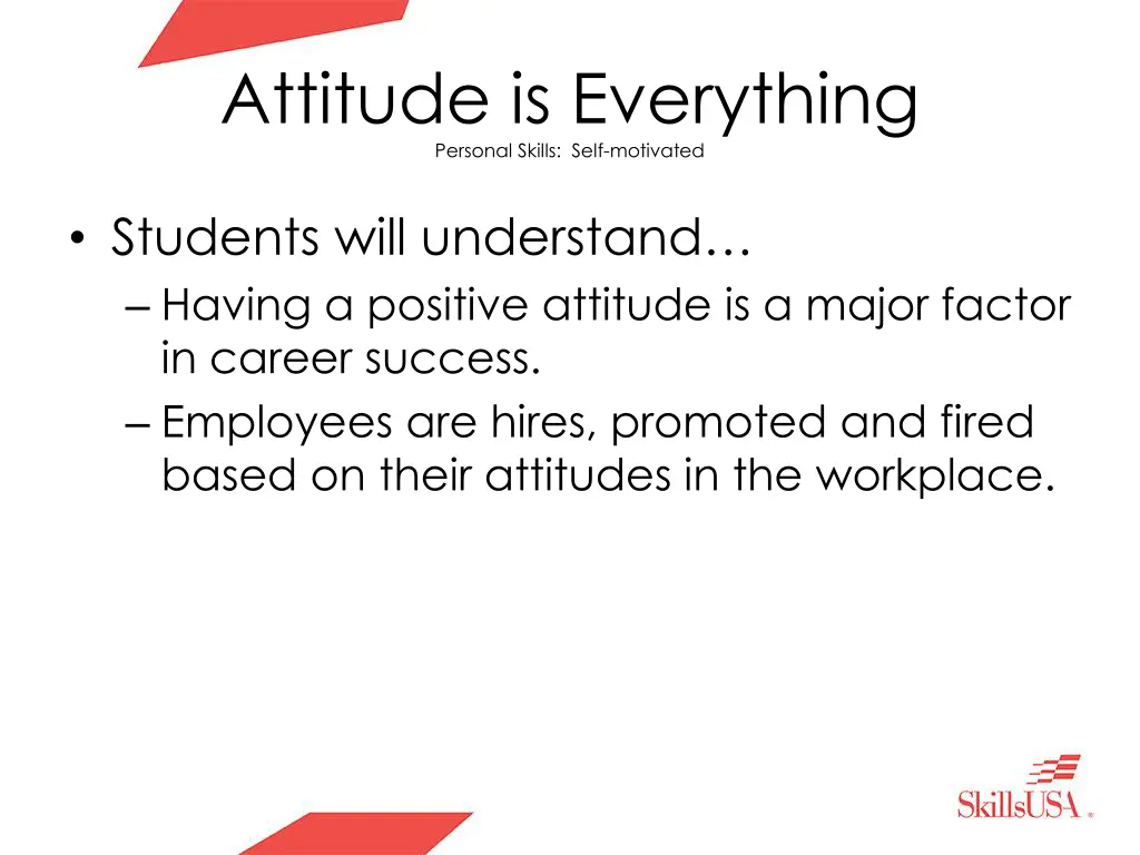 attitude is everything personal skills self 1