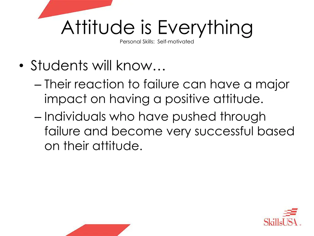 attitude is everything personal skills self 2