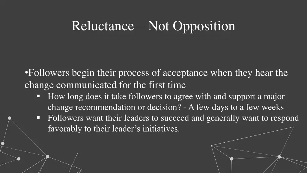 reluctance not opposition 1