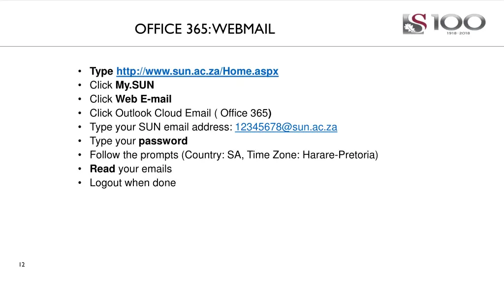 office 365 webmail