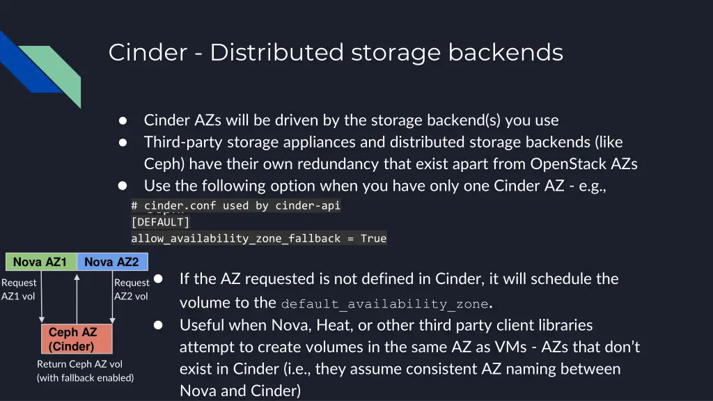 cinder distributed storage backends