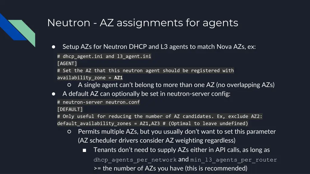 neutron az assignments for agents