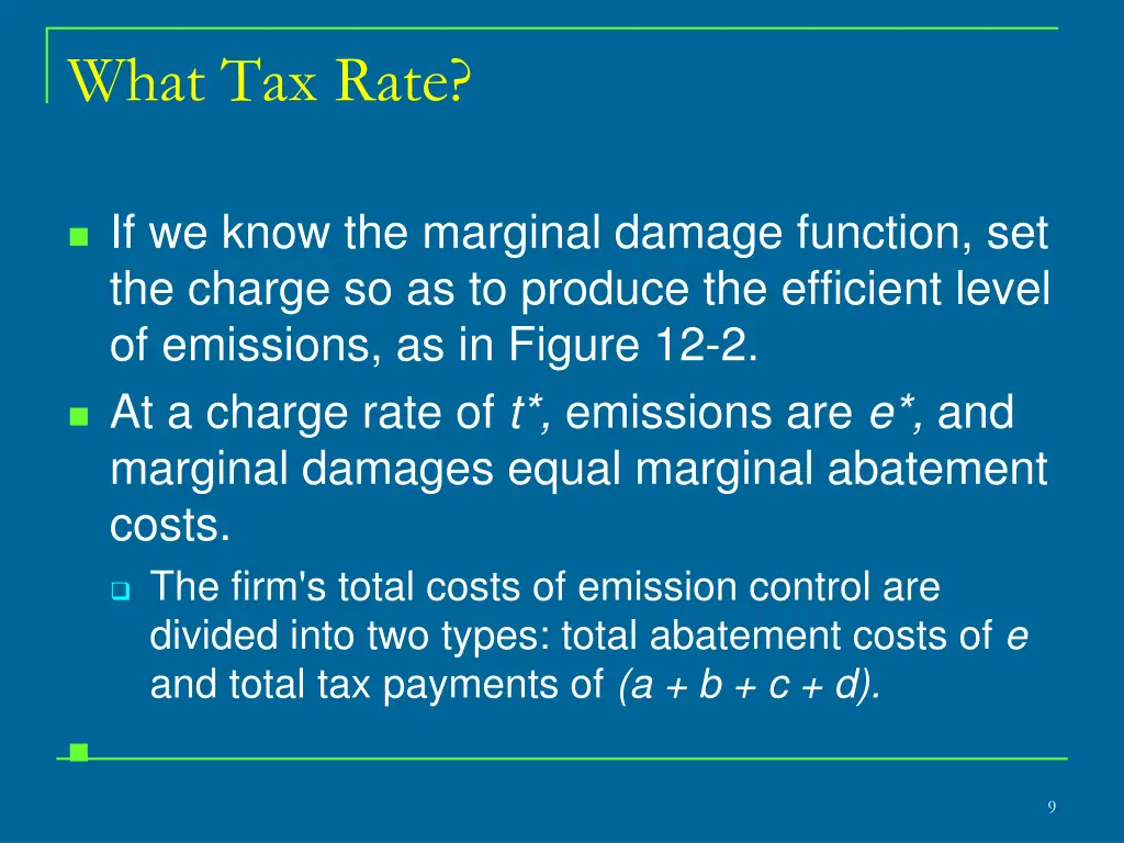 what tax rate