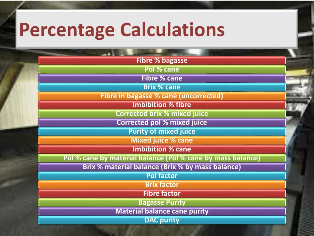 percentage calculations