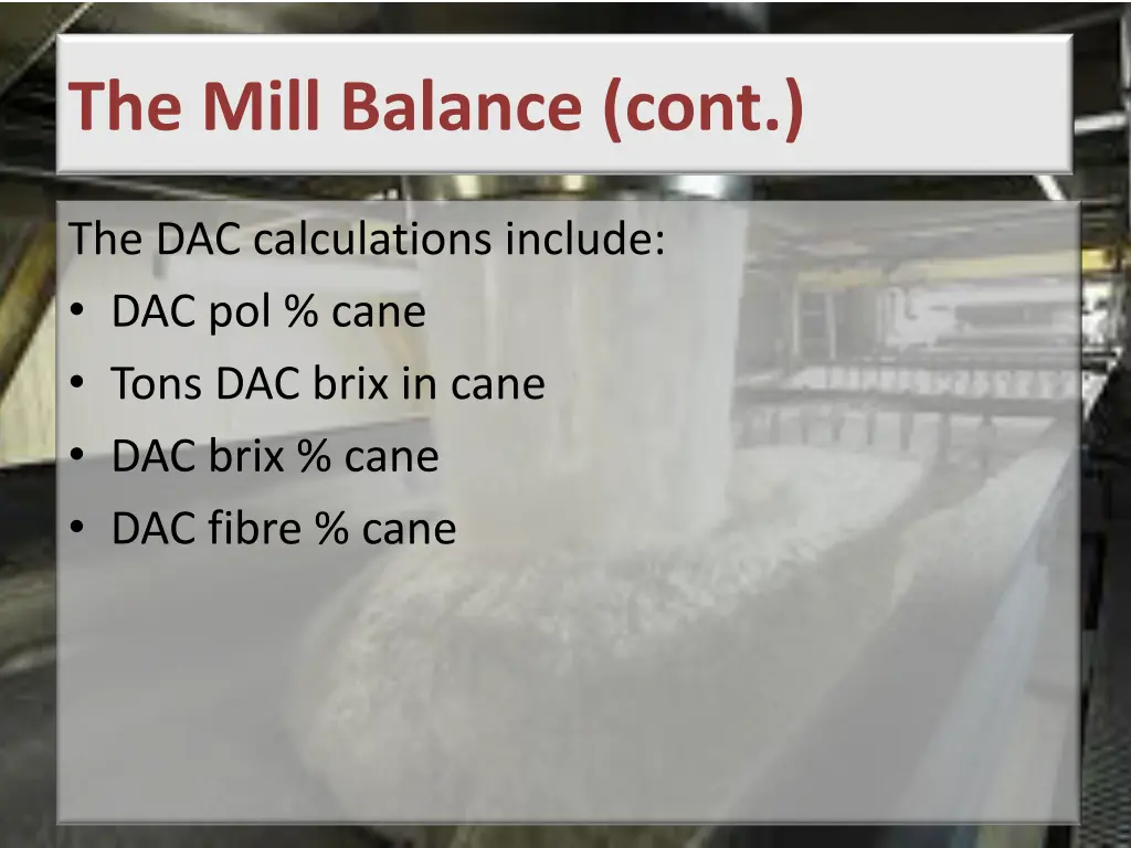 the mill balance cont 8