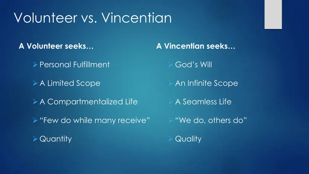 volunteer vs vincentian