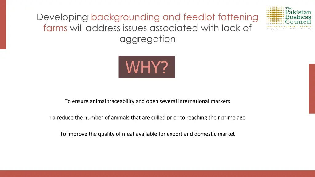 developing backgrounding and feedlot fattening