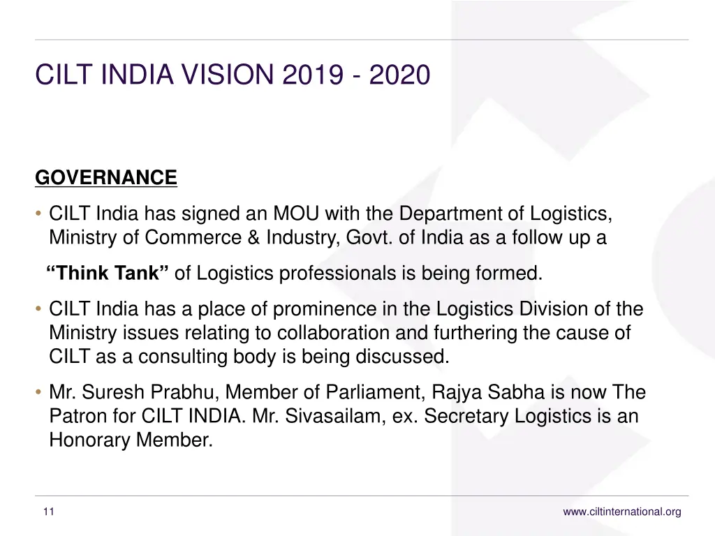 cilt india vision 2019 2020