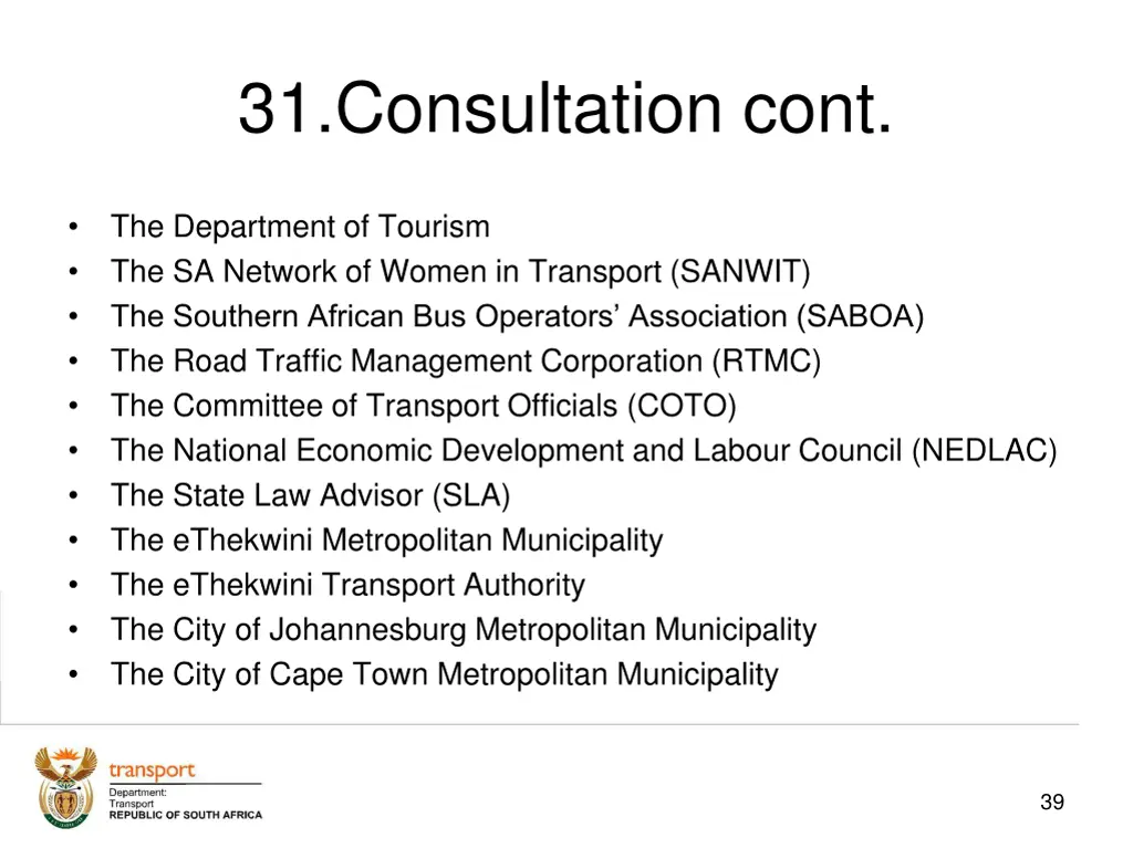 31 consultation cont