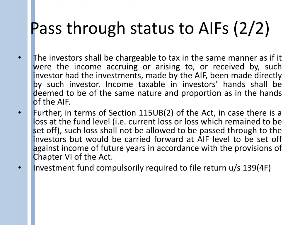 pass through status to aifs 2 2