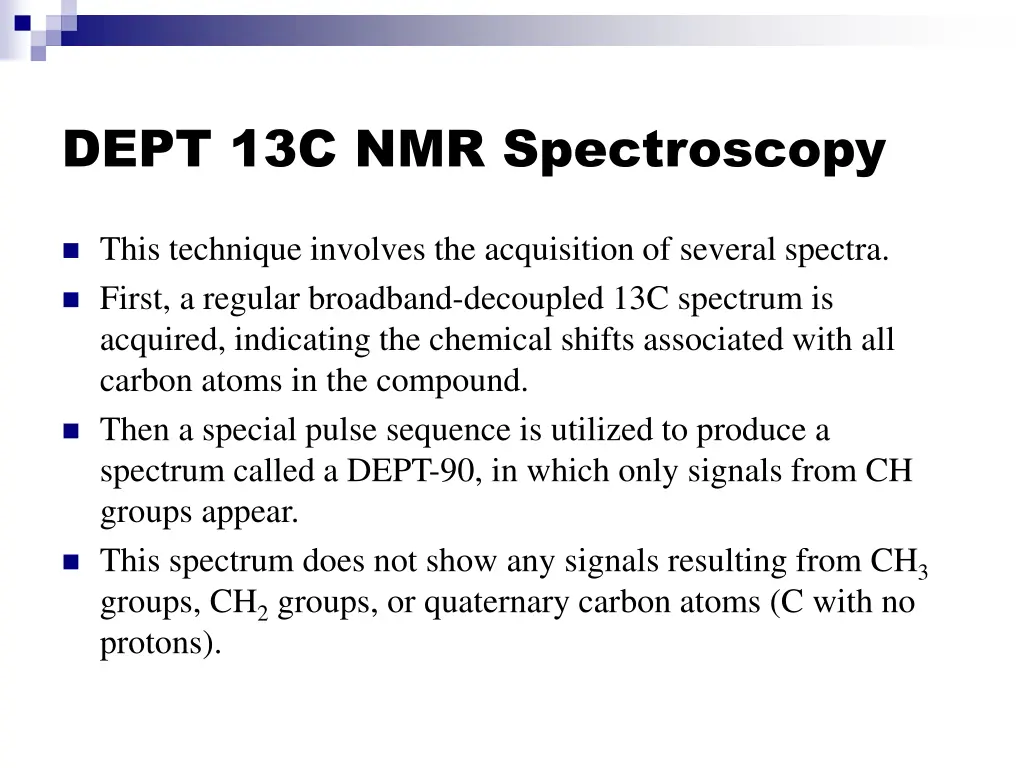 dept 13c nmr spectroscopy 1