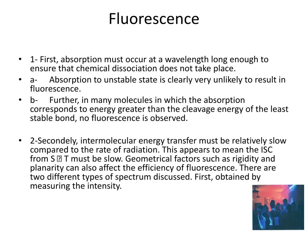 fluorescence