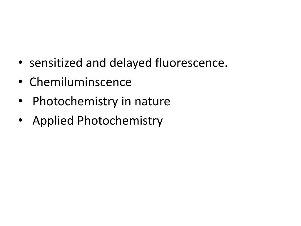 sensitized and delayed fluorescence