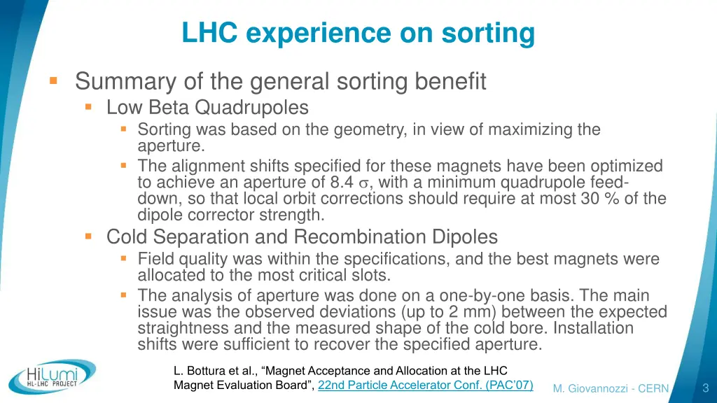 lhc experience on sorting 1