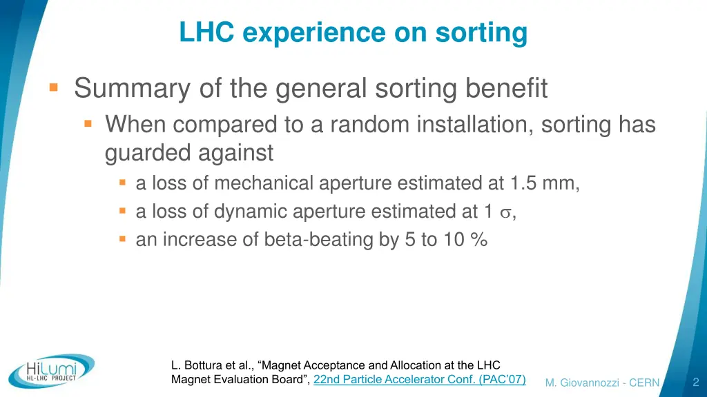 lhc experience on sorting