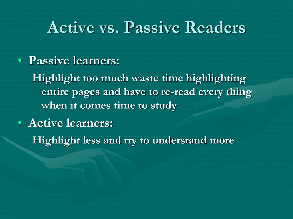 active vs passive readers