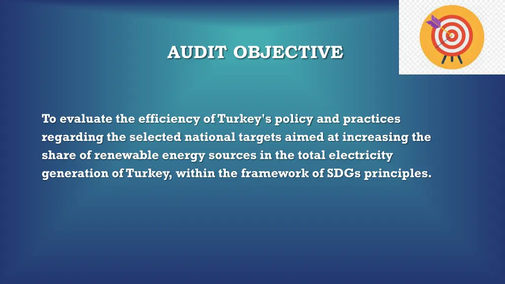 audit objective