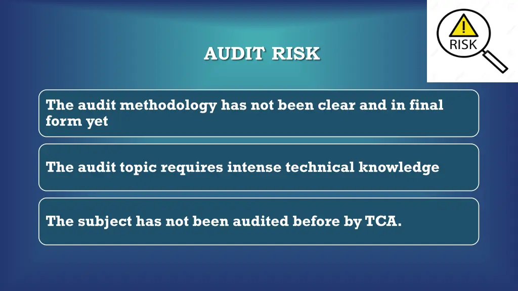 audit risk