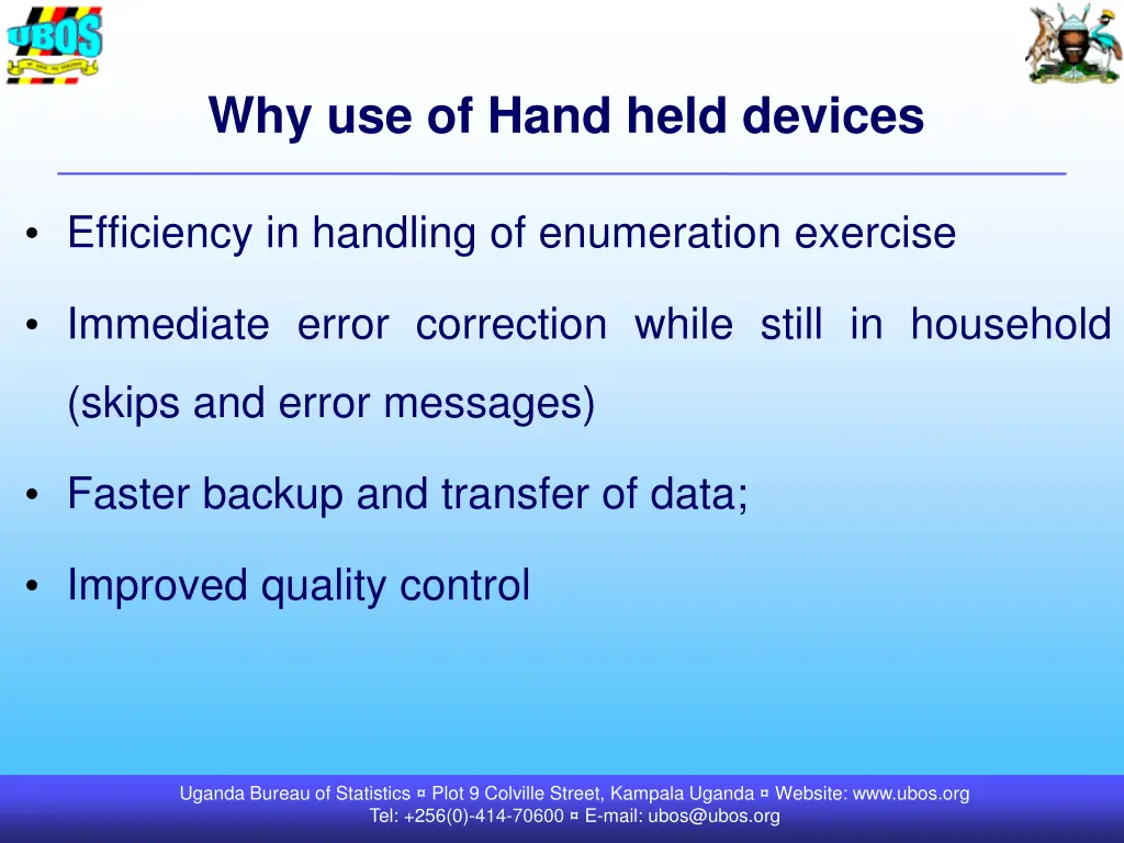 why use of hand held devices 1