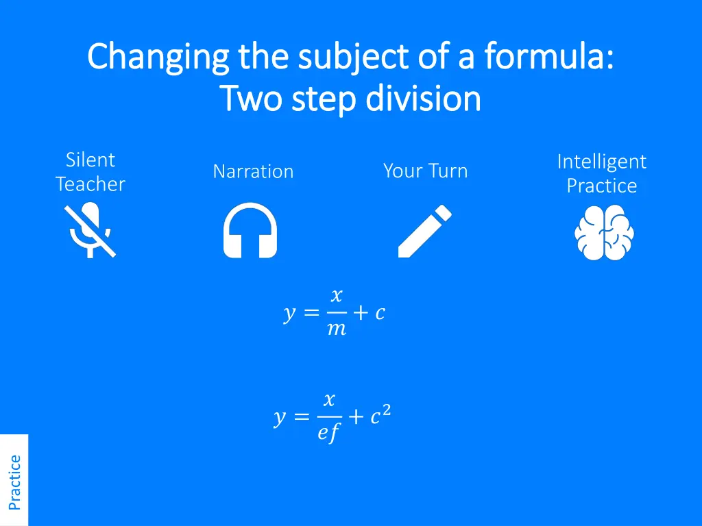 changing the subject of a formula changing 4