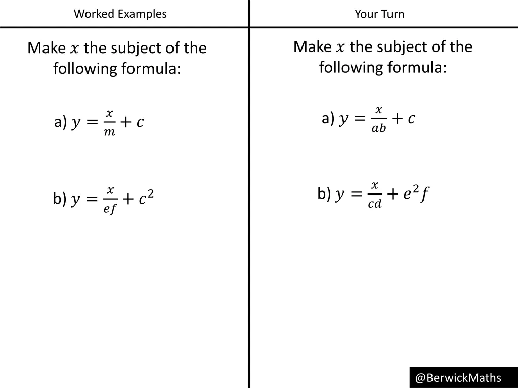 worked examples 3