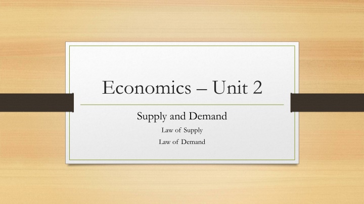 economics unit 2