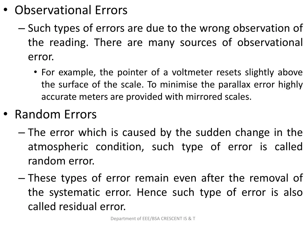 observational errors such types of errors