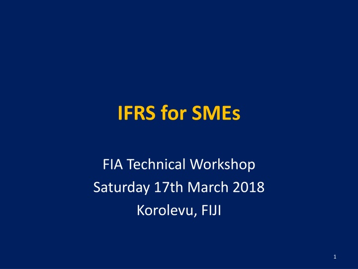 ifrs for smes