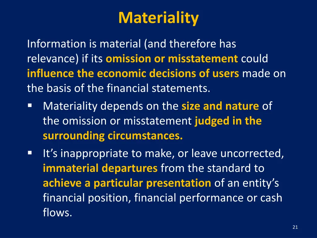 materiality