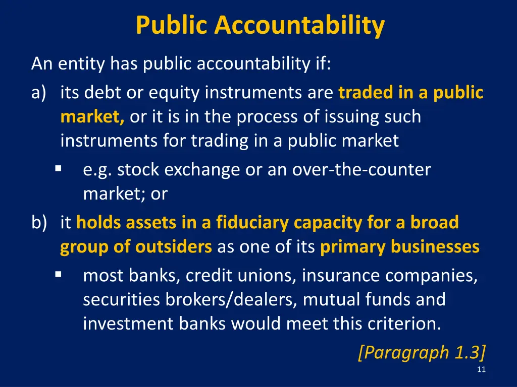 public accountability