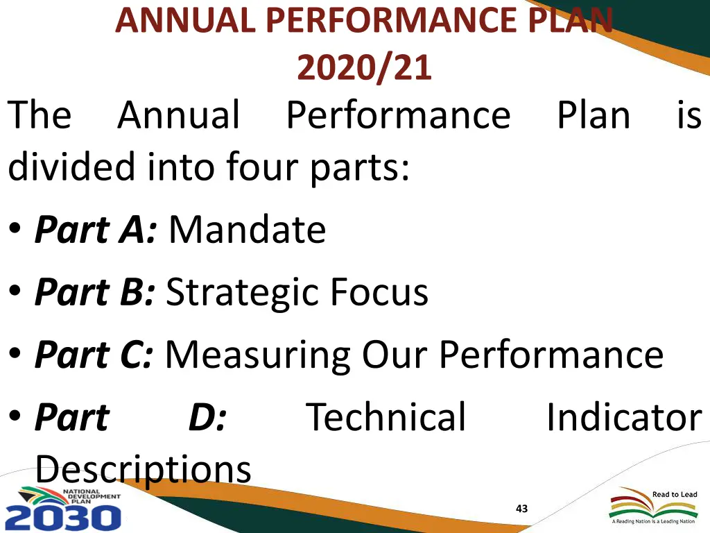 annual performance plan 2020 21 the annual