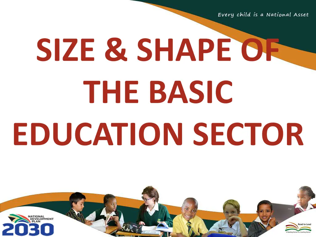 size shape of the basic education sector