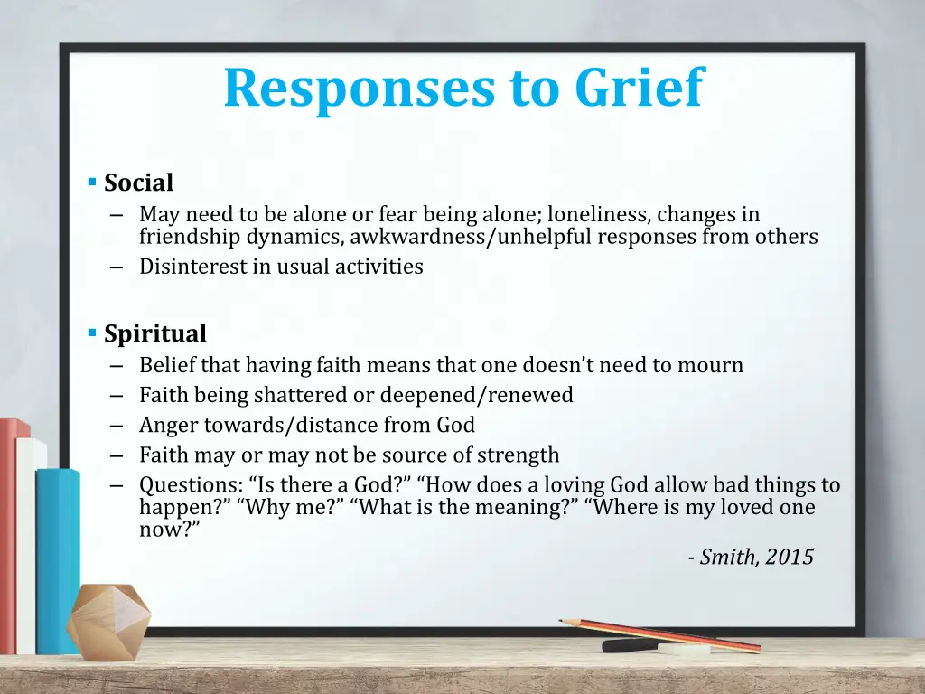 responses to grief 1