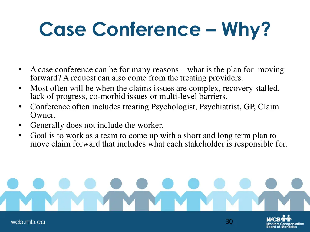 case conference why