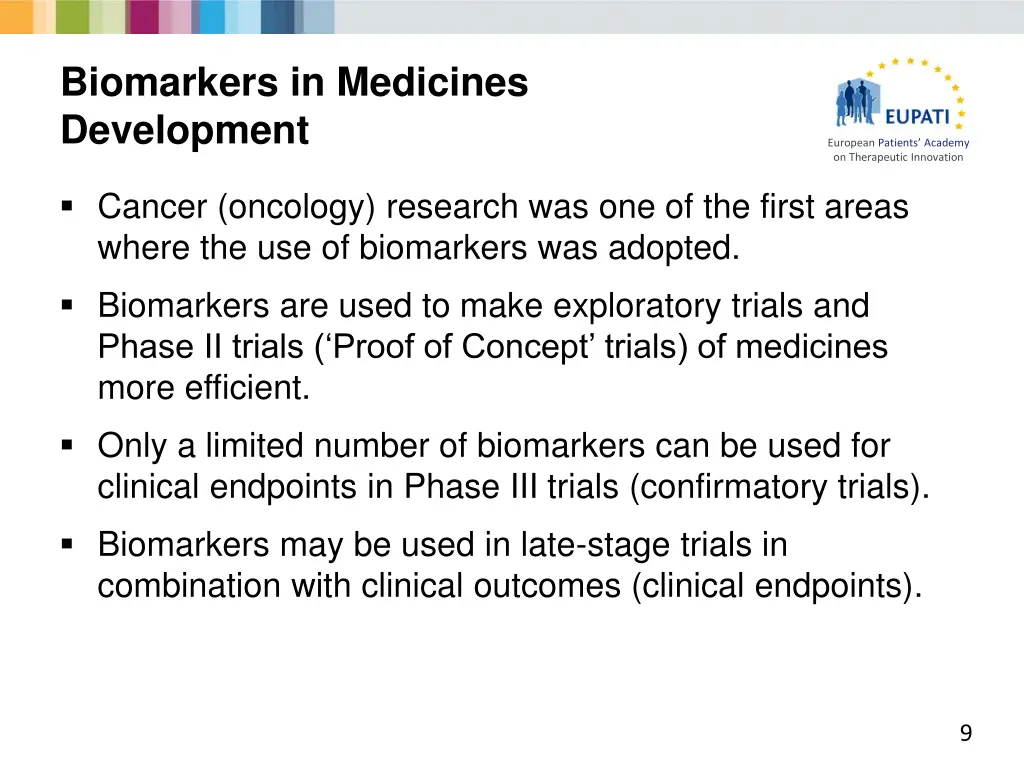 biomarkers in medicines development