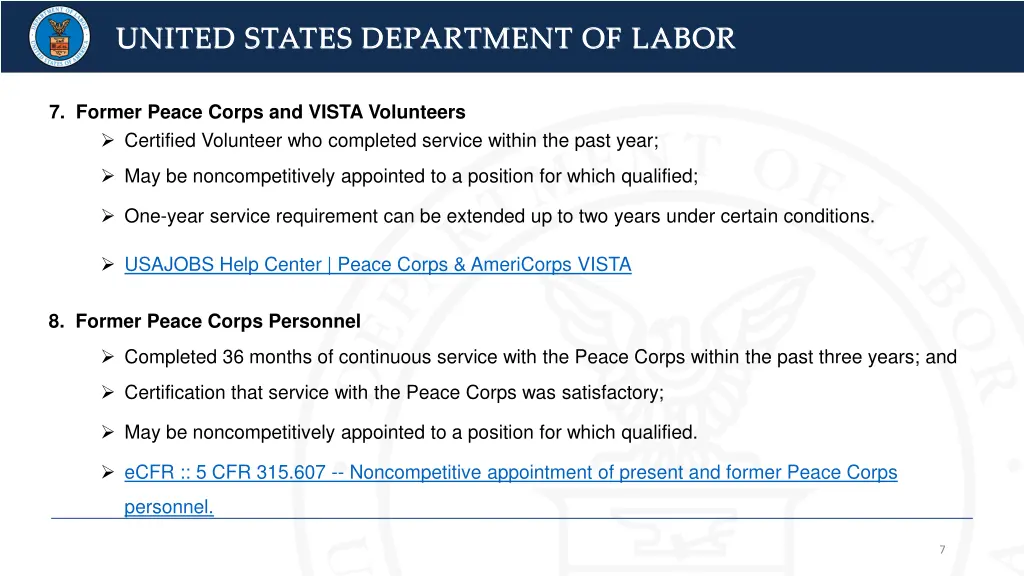 united states department of labor united states 6