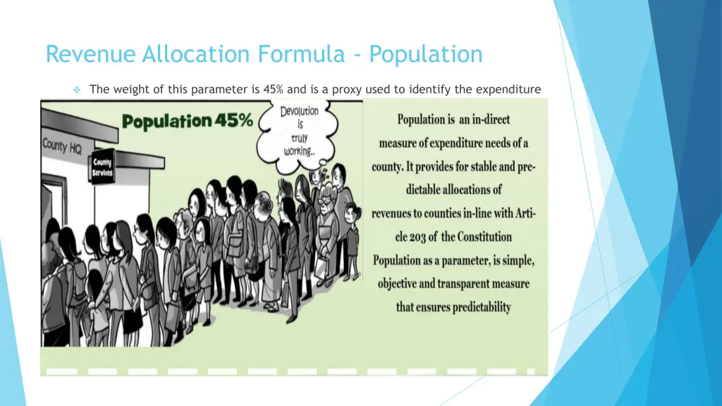 revenue allocation formula population